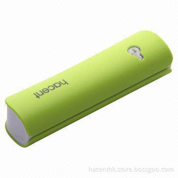 Fashionable mobile power bank 2,800mAh With LED flashlight